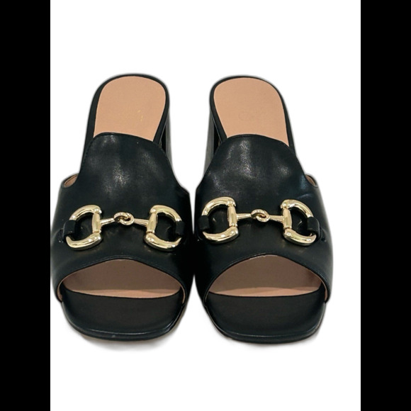OLA Shoes - Ola Mules Sandals Women's Size 9 Color Black Anna Slip-ons Comfort Heels LNWOT